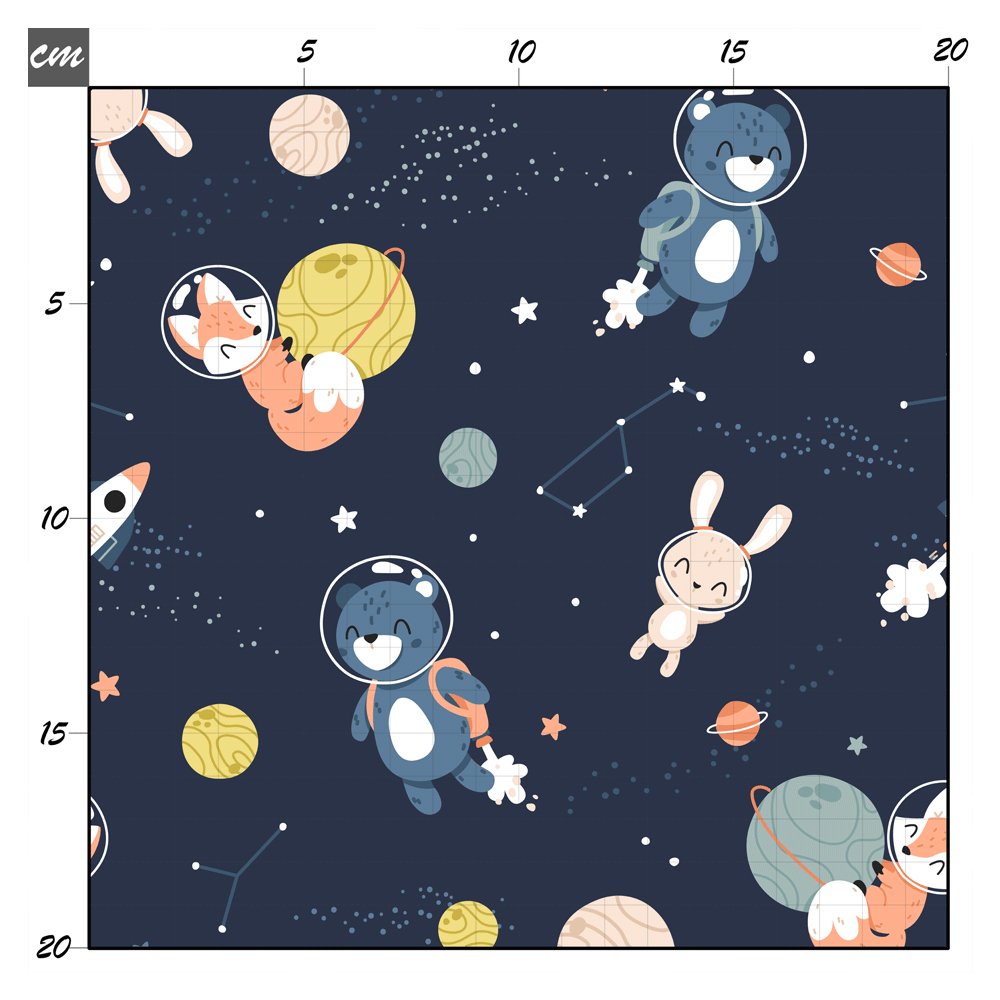 Space woodland Baumwolle - Mamikes