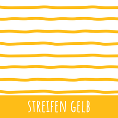 Streifen gelb Baumwolle - Mamikes