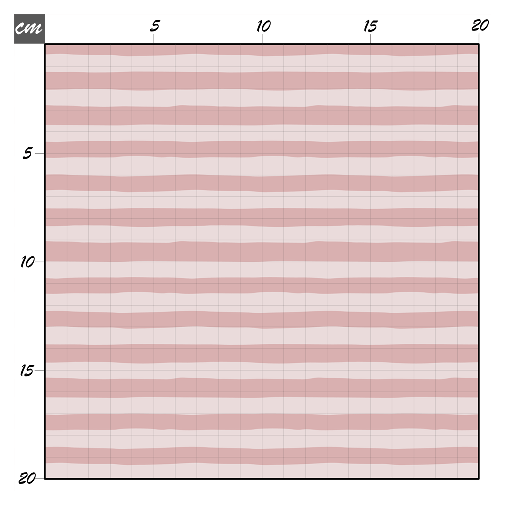 Streifen rosa Baumwolle - Mamikes