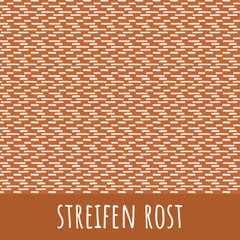 Streifen rost Baumwolle - Mamikes