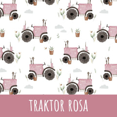 Traktor rosa Bio Jersey - Mamikes