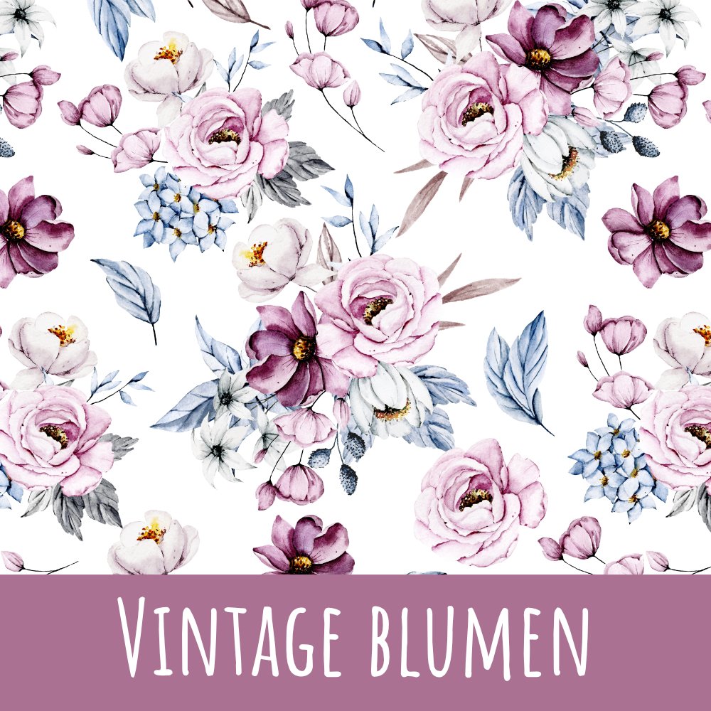 Vintageblumen Bio Sommersweat - Mamikes