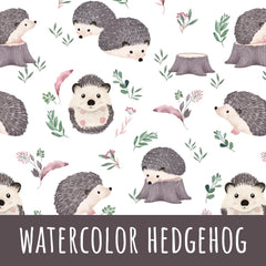 Watercolor hedgehog Baumwolle - Mamikes