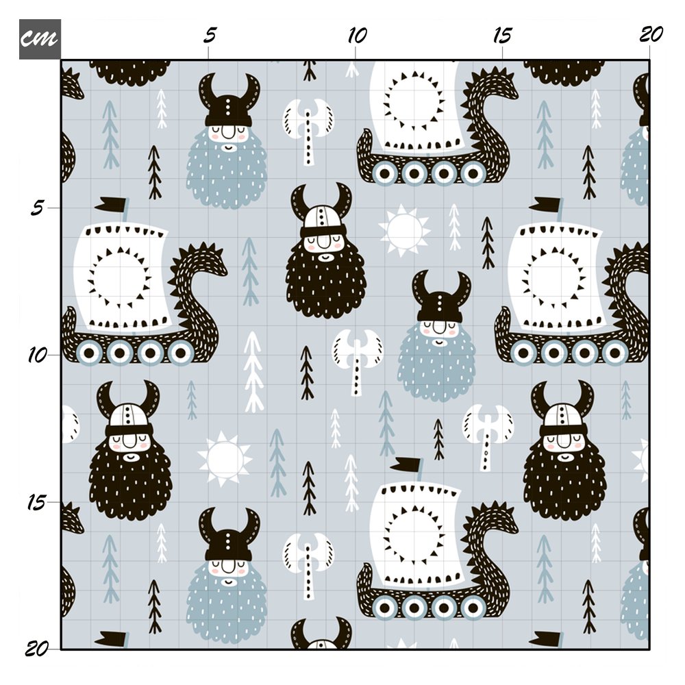Wikinger blau Bio Jersey - Mamikes