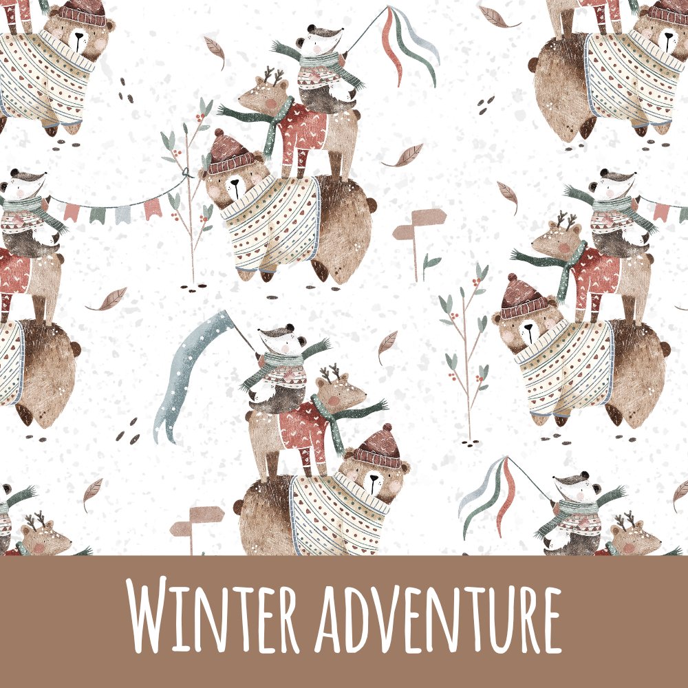 Winter adventure Baumwolle - Mamikes