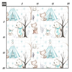 Winter woodland animals Bio Jersey - Mamikes