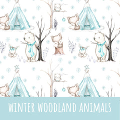 Winter woodland animals Bio Jersey - Mamikes