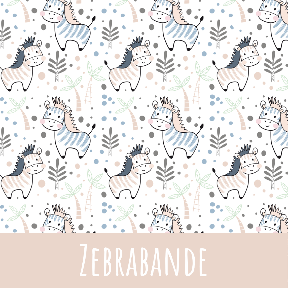 Zebrabande Vorbestellung (Stoffart wählbar) - Mamikes