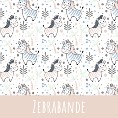 Zebrabande Vorbestellung (Stoffart wählbar) - Mamikes