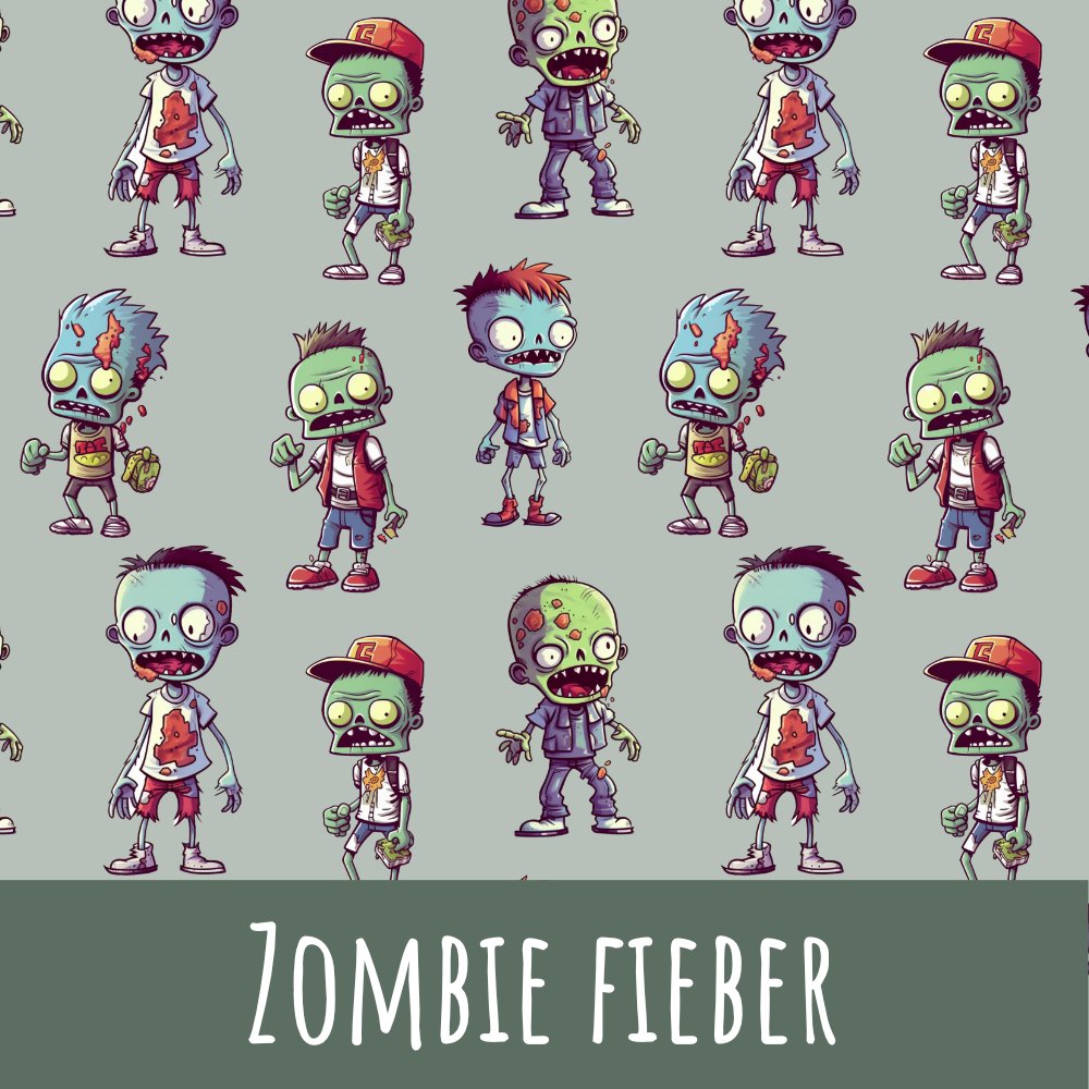 Zombie fieber Vorbestellung (Stoffart wählbar) - Mamikes